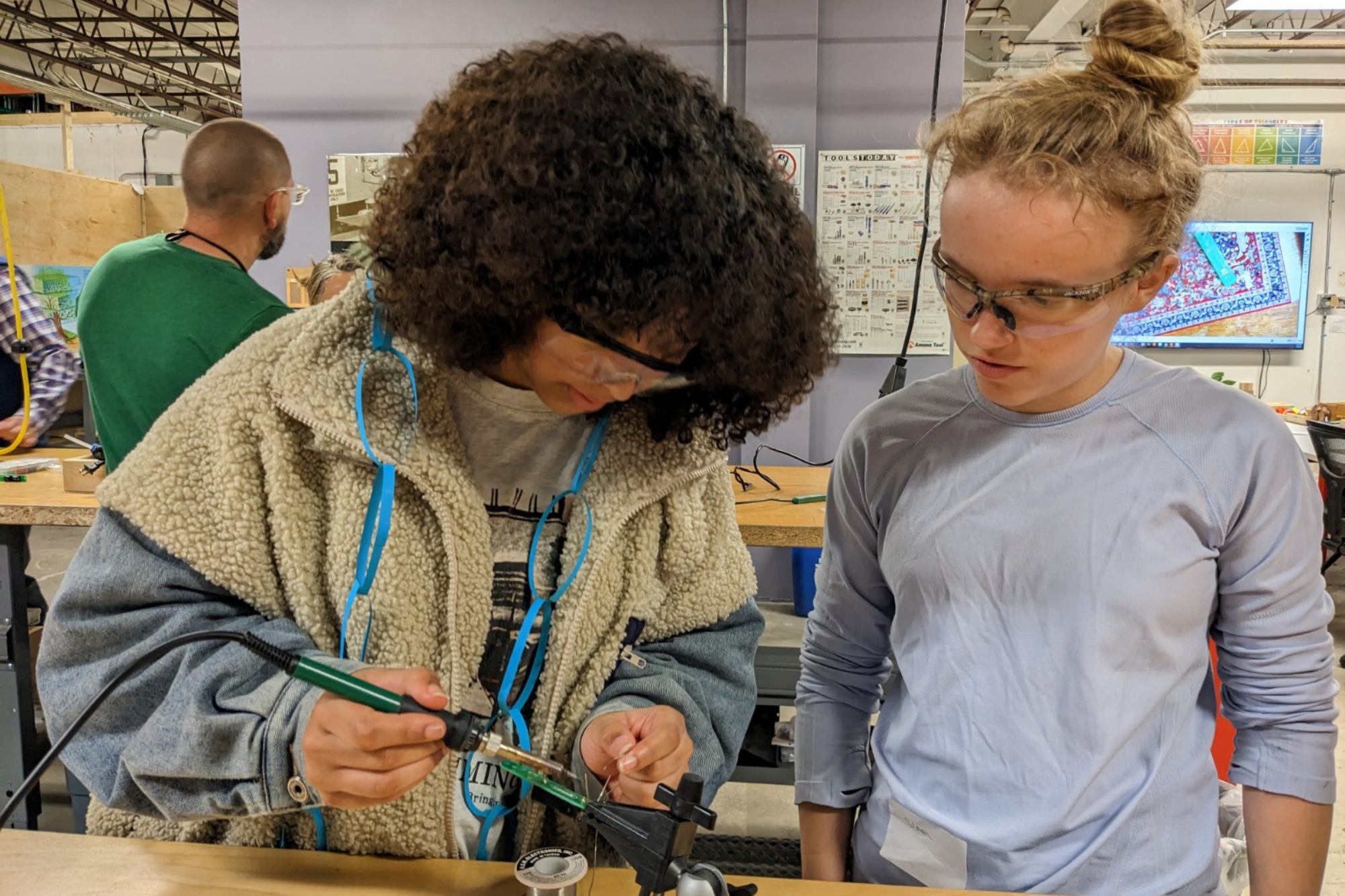 Middle schoolers try new things at Career Challenge Day