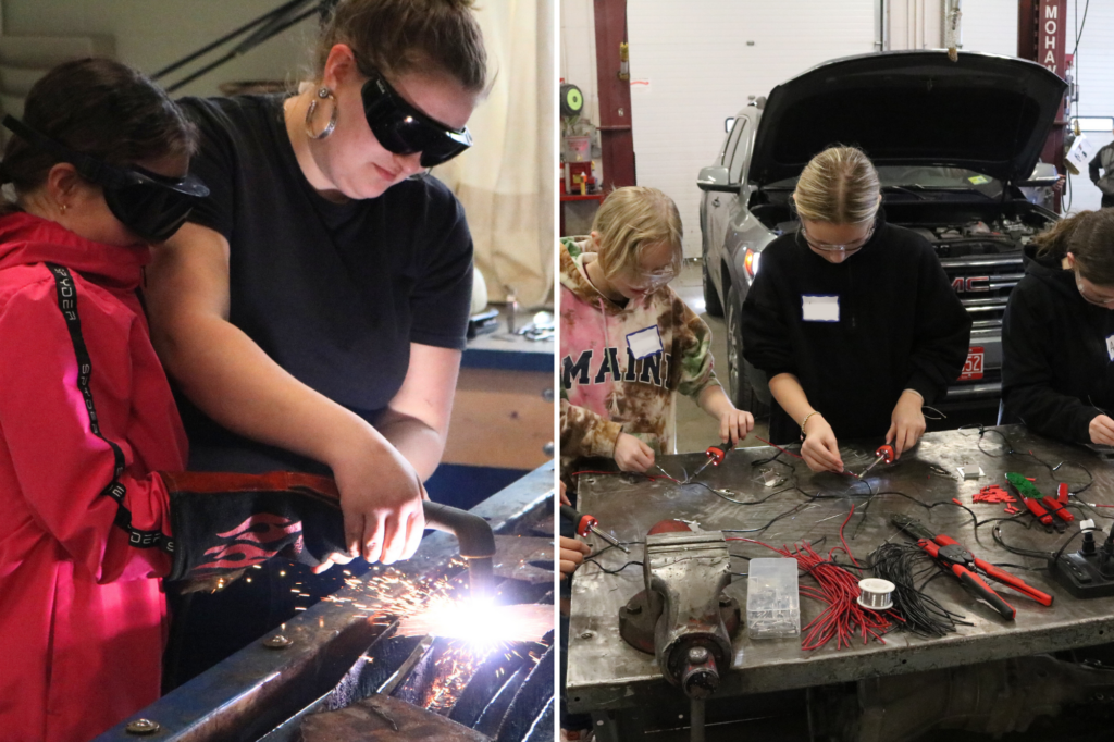 Students try hands-on activities at Career Challenge Day