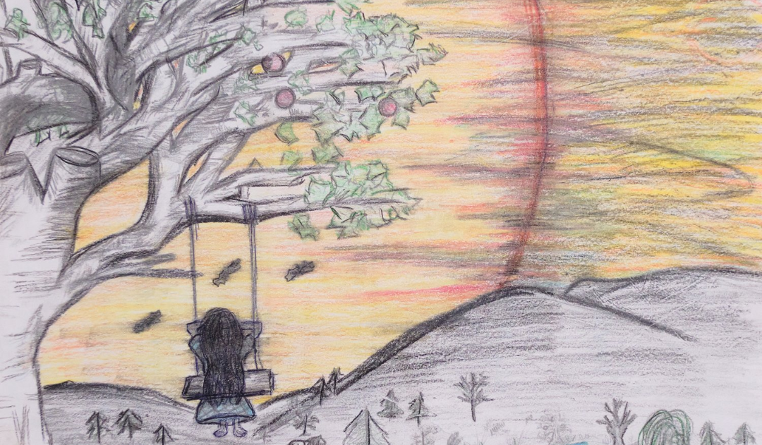 Artwork from the Finding Hope Within art exhibit