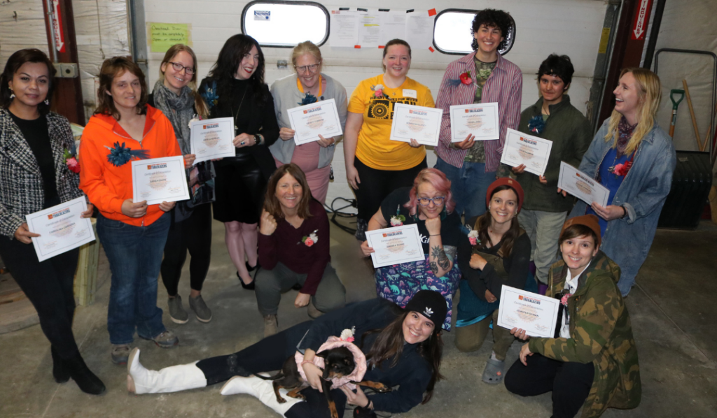 South Burlington Trailblazers graduates pose with their certificates